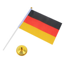12 Teile Deutschlandflagge Tischflaggen Mit Sockel Für Zuhause Büro