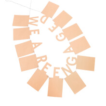 1 Glitzerpapier Banner Hängedekoration Lustiger Fotoprop