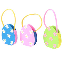 3Stk Handtaschen Mit Blumen Osterkörbe Party Hintergrund