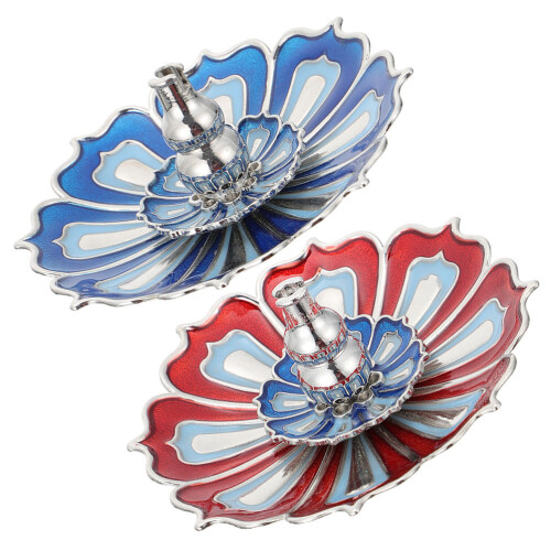 2Stk Dekorative Räucherstäbchenhalter In Lotusform
