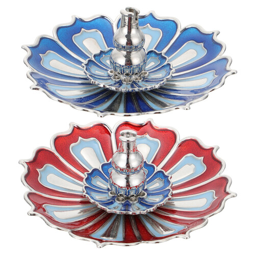 2Stk Dekorative Räucherstäbchenhalter In Lotusform 1