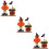 3Stk Halloween Tischmitte Holz Tischschmuck 11