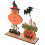 3Stk Halloween Tischmitte Holz Tischschmuck 2