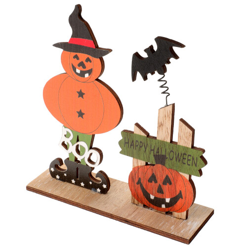 3Stk Halloween Tischmitte Holz Tischschmuck 1