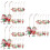 3 Sets Weihnachtsbaum Hängeschmuck Xmas Anhänger 9