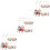 3 Sets Weihnachtsbaum Hängeschmuck Xmas Anhänger 7