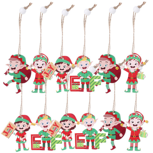 3 Sets Weihnachtsbaum Hängeschmuck Xmas Anhänger 1