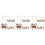 3 Sets Weihnachtsbaum Hängeschmuck Xmas Anhänger 6