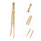 2 Pezzi Pinze In Ottone Per E Carbone 10