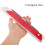 2 Stuks Kantelbare Reflecterende Rood Waarschuwingsbord 6