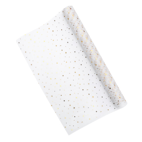 Flower Wrapping Gauze Ster Patroon Wit