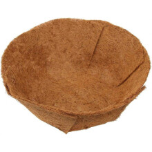 Hanging Basket Liner | Pre-Formed Coconut Fiber Replacement For Outdoor Planters | Garden Flower Pot Liner