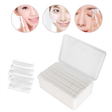 150 Stück Baumwoll-Weiche Make-up-Tücher, 5x6cm Gesichtsreinigungspads