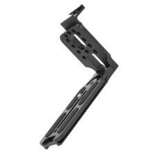 L-förmige Metall-Schnellwechselplatte für Kamera, 135x50x85mm, Schwarz