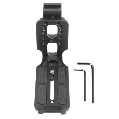 Universal Metal L Shape Quick Release Plate for Camera, Black, 135x50x85mm 2