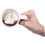 Witty Salutations, Plain White Ceramic Middle Finger Mug: Hilarious 3D Design, Perfect For A Chuckle 3