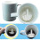 Witty Salutations, Plain White Ceramic Middle Finger Mug: Hilarious 3D Design, Perfect For A Chuckle 8