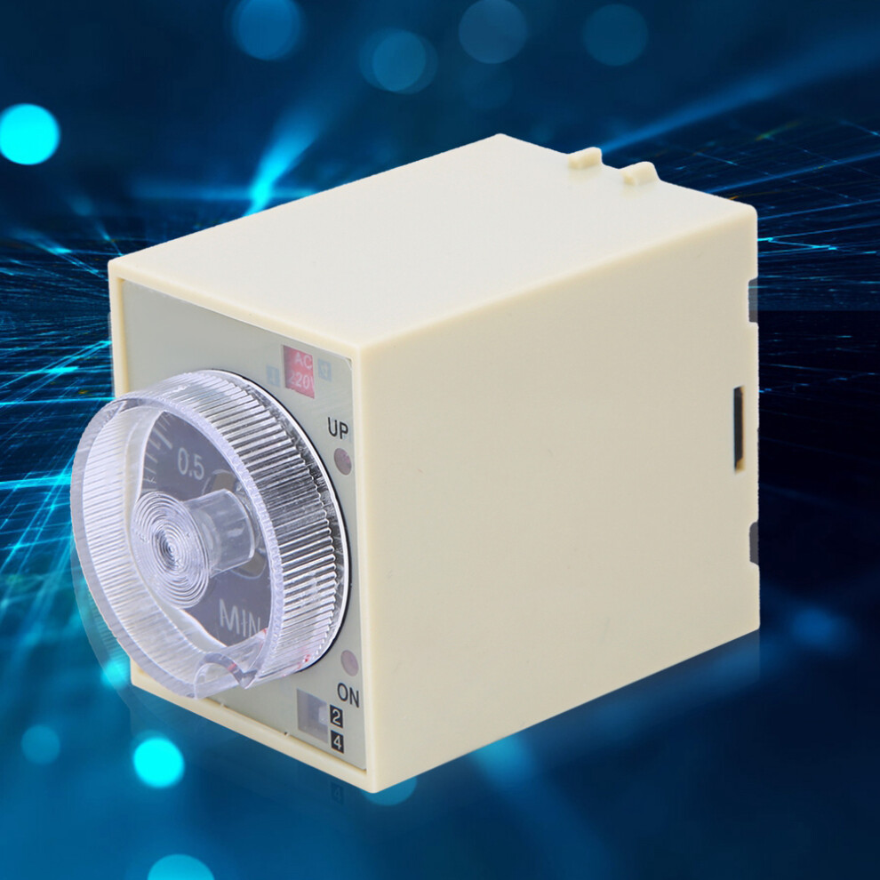 Compact Delay Timer Relay St3pa F Ac220v 50/60Hz Adjustable Knob With Pc Shell 7901362402002