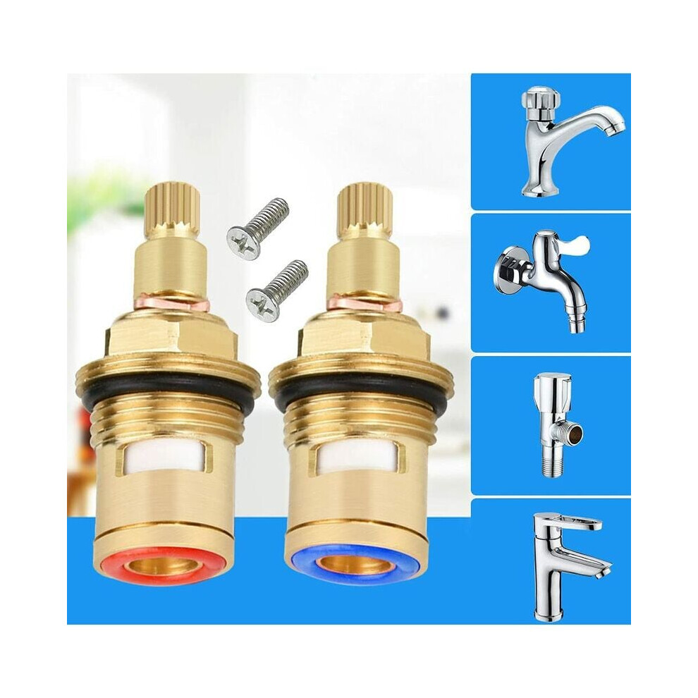 Innovative Tap Upgrade Solution, Brass Tap Cartridge With Ceramic Disc Offers Seamless Hot Cold Water Compatibility For Your Kitchen And Bathroom Sink 9153484352750