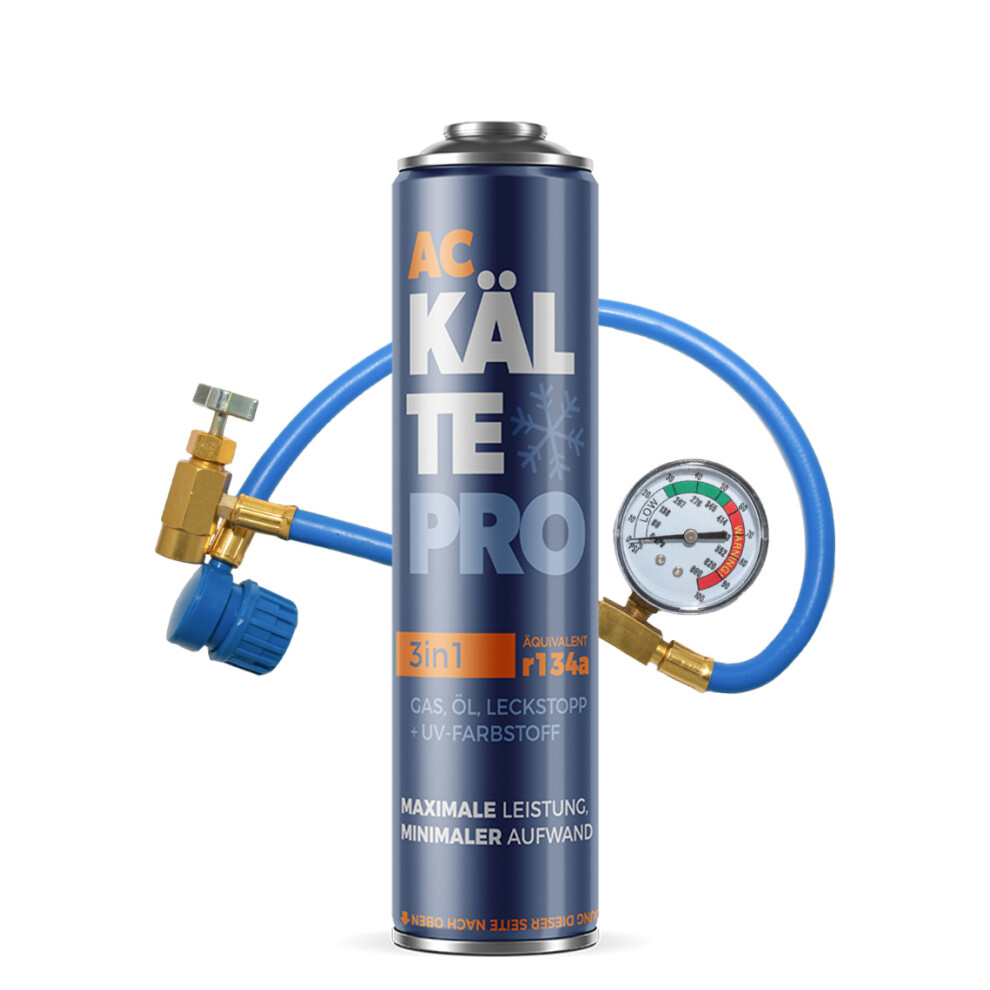 Kaltepro R134a 3In1 Air Conditioning Kit With Sealant 500 Ml + Hose 5907378717859