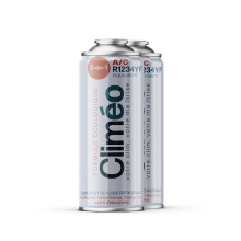 Climeo 3in1 2x400ml - Grünes Kältemittel + R1234yf Dichtungsmittel | Selbstbedienungs-Klimaservice