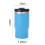 Μονωμένο ψυγείο κουτιών για ποτά 12oz, διπλό τοίχωμα μόνωσης κενού που διατηρεί τα 2