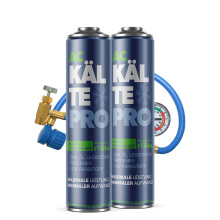 KALTEPRO R134a KLIMA RUNDUM-SET 2x 500 ml + SCHLAUCH