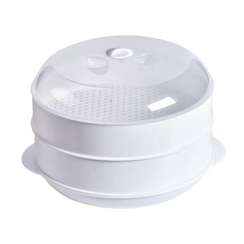 Microwave Steamer, Vegetable Steam Shell for The Microwave Heating Shell for Food, Multi, double layer