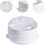 Microwave Steamer, Vegetable Steam Shell for The Microwave Heating Shell for Food, Multi, double layer 3