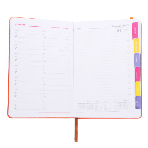 English Schedule Book Planner Notitieblok Weekplanner 2024 1