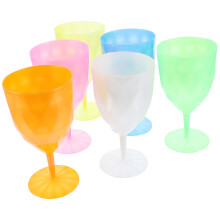 6Stk Kunststoff Weingläser Cocktailglas Partybecher Für Getränke