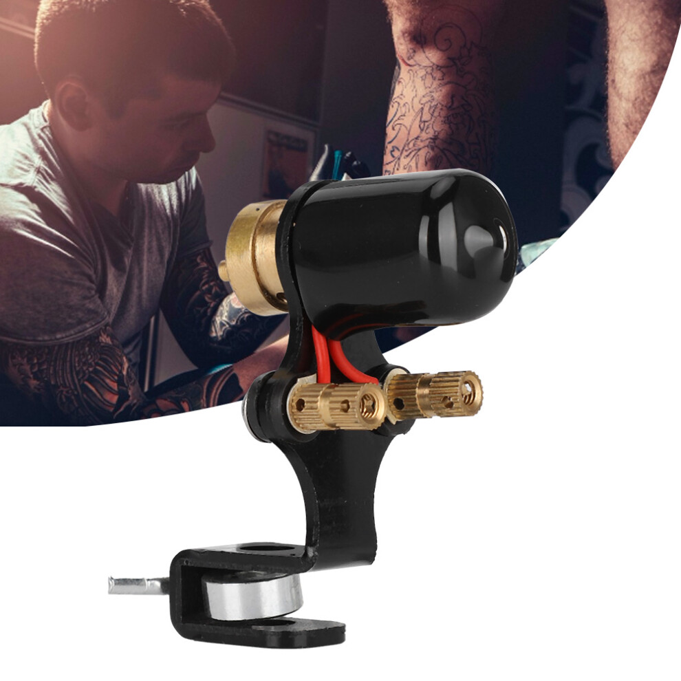 Black Alloy Liner Shader Rotary Tattoo Machine, 6-8V, 10000Rpm,