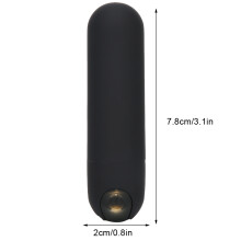 Tragbarer USB-Vibrator-Massagegerät, ABS, 220mAh, 7,8x2cm, Verschiedene Farben
