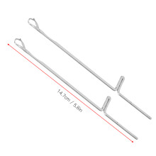 Knitting Machine Spare Parts 50Pcs Metal Reed Needles for Brother KR260 SK151