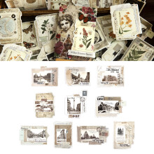 Vintage Scrapbook-Aufkleber für Tagebücher & Fotoalben, 30 Blätter, Typ 1