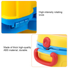 Stylish Yellow Travel Baby Potty Bottle with ABS Construction
