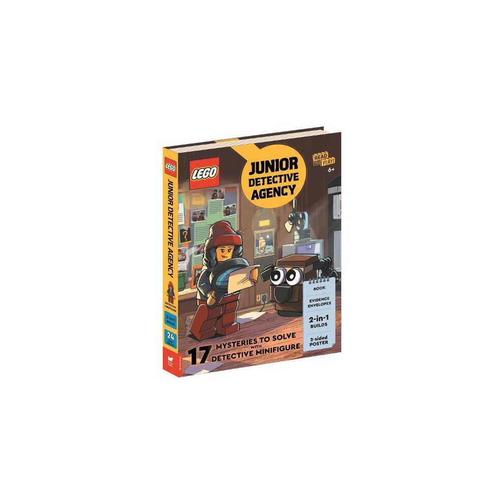 Riachristiecollections Lego Books Junior Detective Agency With Detective Minifigure Dog Minib