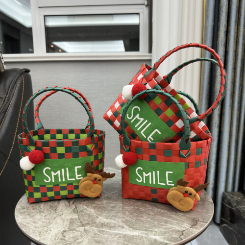 Reusable Plastic Woven Organizer Box For Holiday-2 2 2 2 2 1