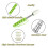Stainless Steel Telescoping Sponge Absorbers-Green large size 7