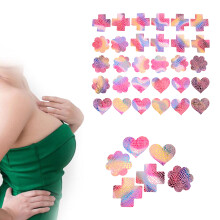 15 Paar Nippelcover No Show Selbstklebend Einweg für Frauen