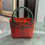 Customizable Plastic Woven Decorative-Red Red Red Red Red 1