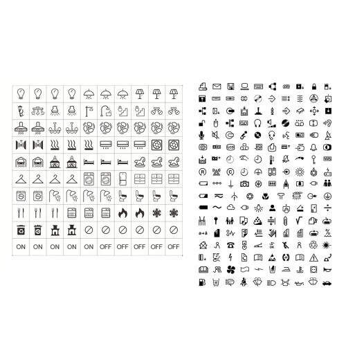 Switchs Panel Sticker Switchs Panel Label Decal Light-black 1