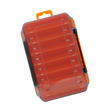 PP Fishing Gear Organiser Transparent Double Sided-Orange