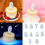 Fantasy Winter Snowflake Theme Birthday Number Candle For-7 4