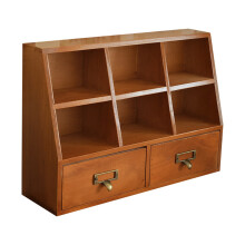 Farmhouse Storage Box Hide Drawers Portable Desk Organizers