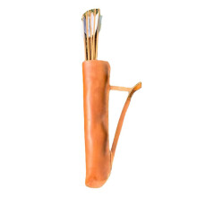 Leather Arrow Quiver Holder, Medieval Retro Large Capacity Waist Hanging Arrow Quiver Bag, Outdoor Hunting Shooting Bow Archery Accessories