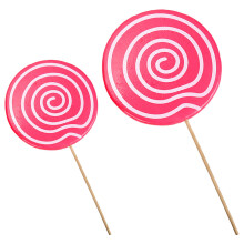 2 Stuks Realistische Simulatie Lolly Rekwisiet Valse Lolly Model