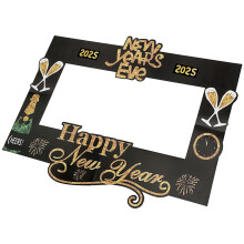 Happy Photo Booth Frame 2025 Prop Oudejaarsavond Feestartikelen