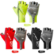 Fahrradhandschuhe Damen und Herren Halbfinger Sport Radfahren Wandern Laufen Fahren Kampagne