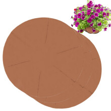 Flower Basket Liner - 3 Pack Pot Liners | Reusable Felt Inserts for Garden Terrace Balcony Outdoor Prevent Bird Nesting 16 Inches